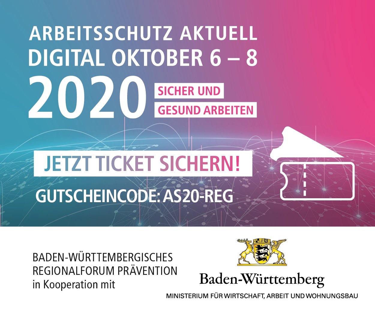 „GeZu 4.0“ auf der virtuellen Messe: Arbeitsschutz aktuell 2020