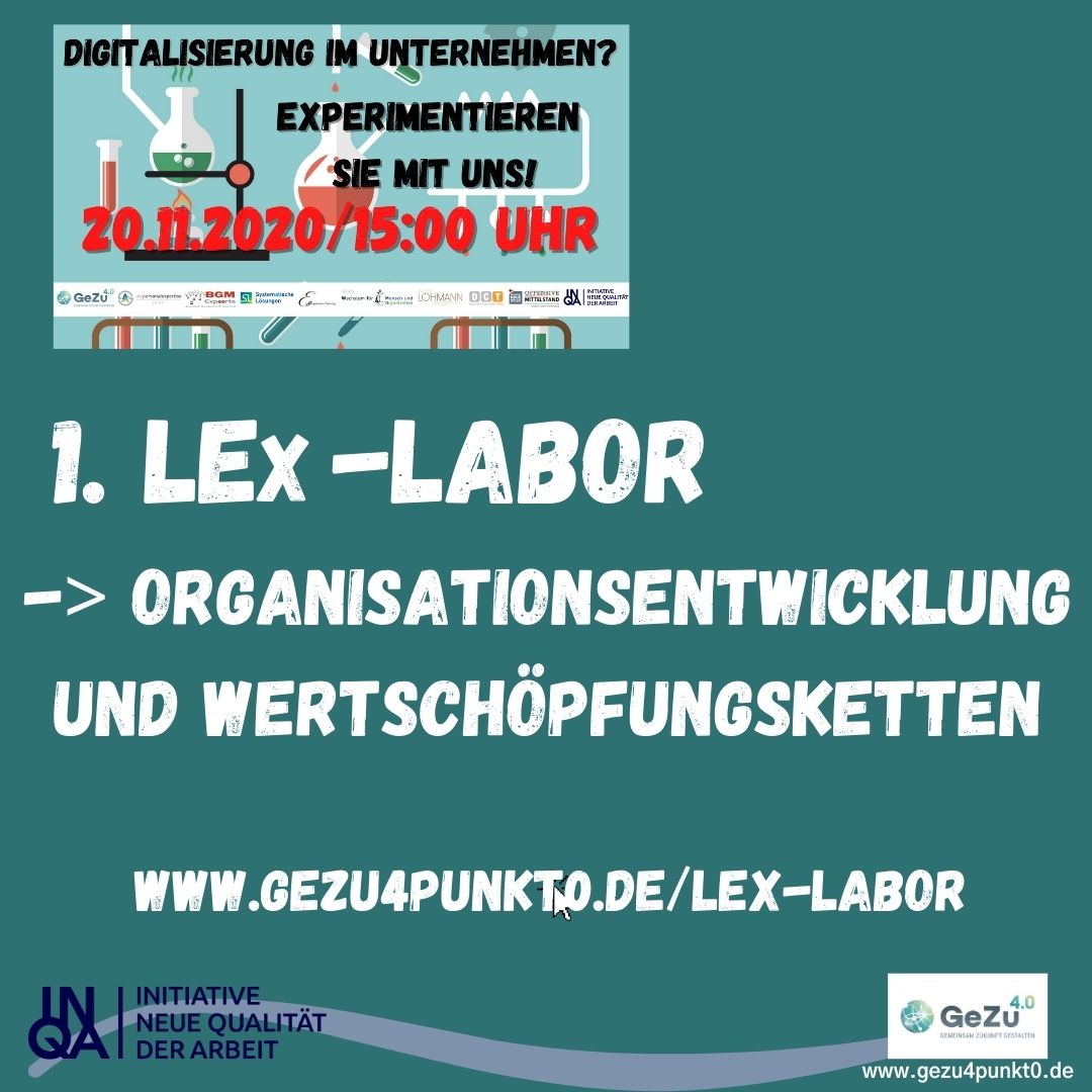 1. LEx-Labor -> Organisationsentwicklung und Wertschöpfungsketten