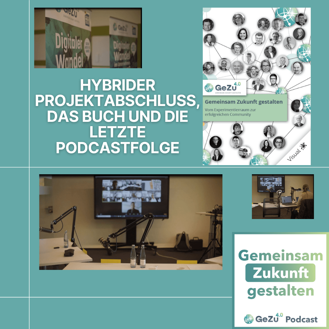 Die hybride Abschlussveranstaltung, das Community-Buch und die letzte Podcastfolge #28