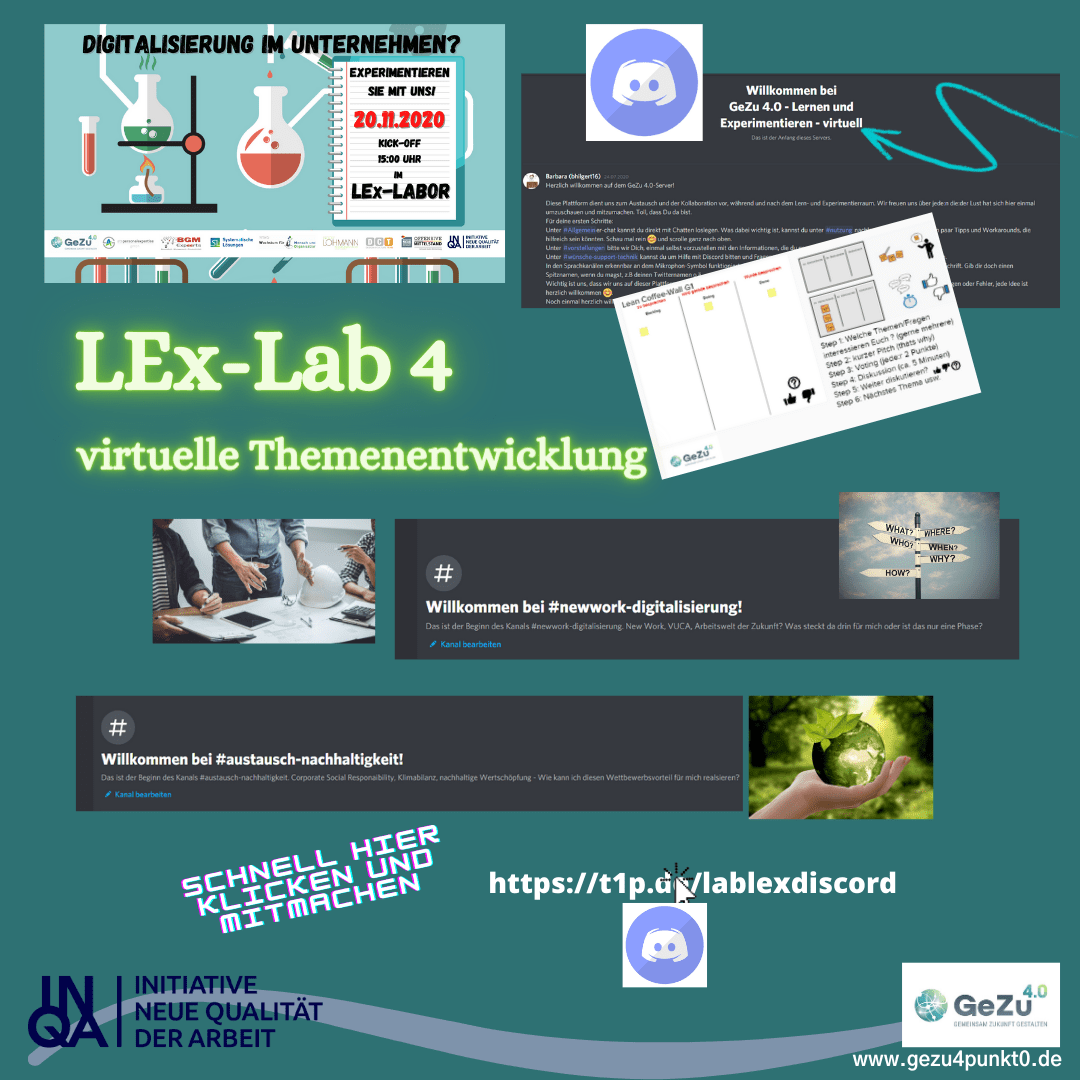 Lernen und Experimentieren für Transformation und Innovation