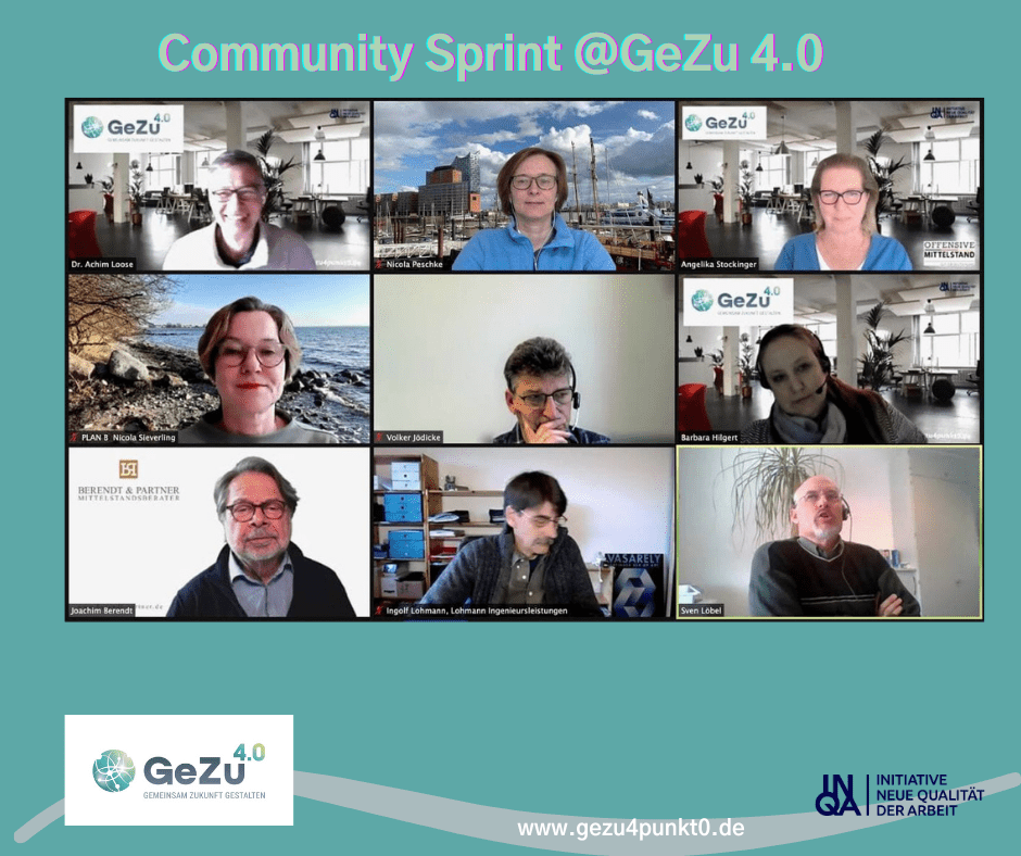 Ein Experiment der besonderen Art – der GeZu 4.0 – Community Sprint